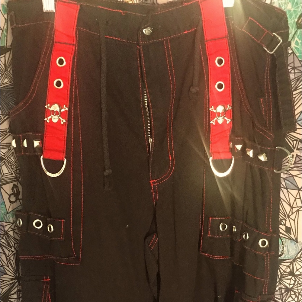 Tripp Pants w/ Red Stitching & Removable Legs in M